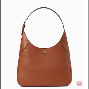 New Kate Spade brown Aster Should bag with strap for crossbody